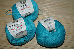 Gazzal Baby Wool — 832 бірюзовий