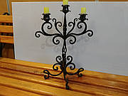 Кований підсвічник ручної роботи арт.пк 5