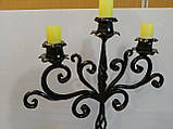 Кований підсвічник ручної роботи арт.пк 5, фото 5