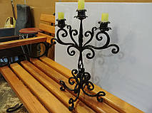 Кованый подсвечник ручной работы 5