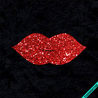 Термотрансфер на скатертини Губи [Свій розмір і матеріали в асортименті]