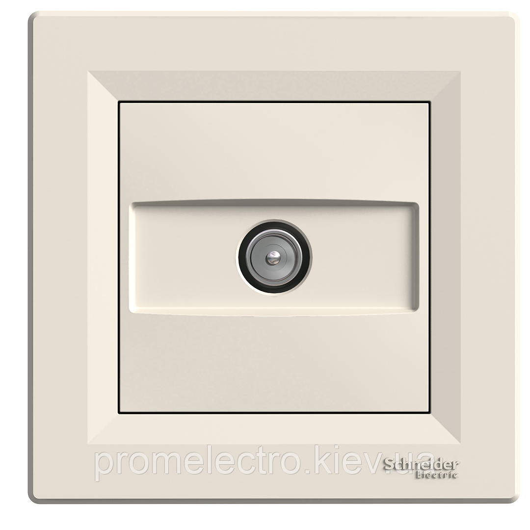 Розетка Schneider-Electric Asfora TV кінцева (1 дБ) кремова EPH3200123