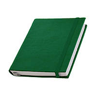 Записна книжка Туксон White Line,білий блок в лінійку, кожзам, зелена