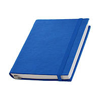 Записна книжка Туксон White Line,білий блок в лінійку, кожзам, синя