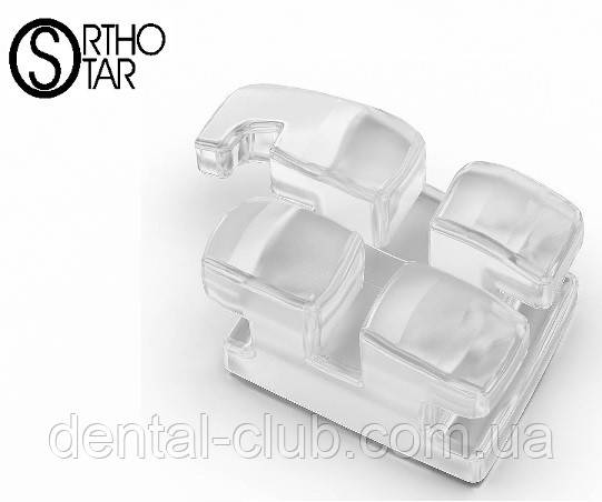 Сапфірові брекети Ortho-Star (Орто-Стар) Dream Clear, повний комплект 20 шт., 018"паз, USA (США) - фото 2 - id-p111020814