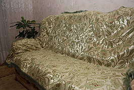 Орхідея комплекти на диван і два крісла ( дивандеки) півтораспальні оливковий колір