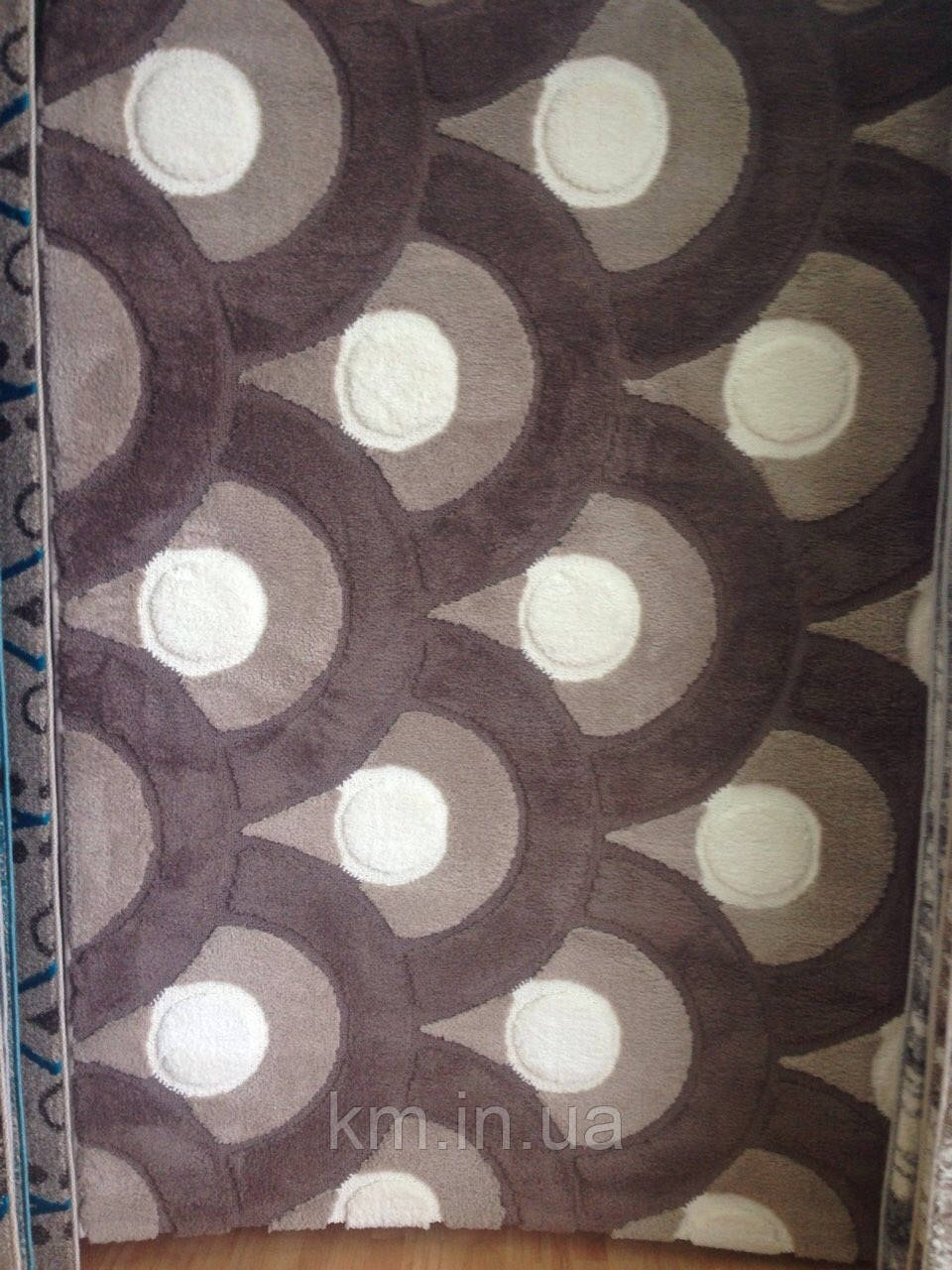 КИЛИМ З ВИСОКИМ ВОРСОМ MICROFIBER 103 КОРИЧНЕВИЙ