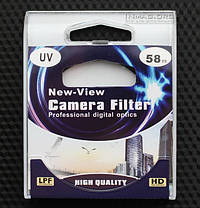 Ультрафіолетовий захисний світлофільтр NewView UV HD 95 мм + чохол., фото 2