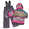 Зимовий термокостюм для дівчинки 3,6-8 років (куртка та напівкомбінезон) ТМ Peluche&Tartine F17 M 72 EF, фото 2