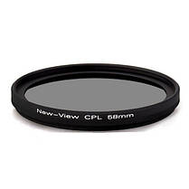 Поляризаційний CPL світлофільтр NewView HD 43 мм., фото 2