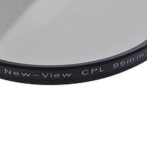 Поляризаційний CPL світлофільтр NewView HD 62 мм., фото 3
