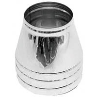 Конус димохідний неірж/нерж Ø 160/220 0.6 мм