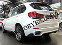 Карбоновий дифузор заднього бампера BMW X5 F15 M-Performance, фото 6