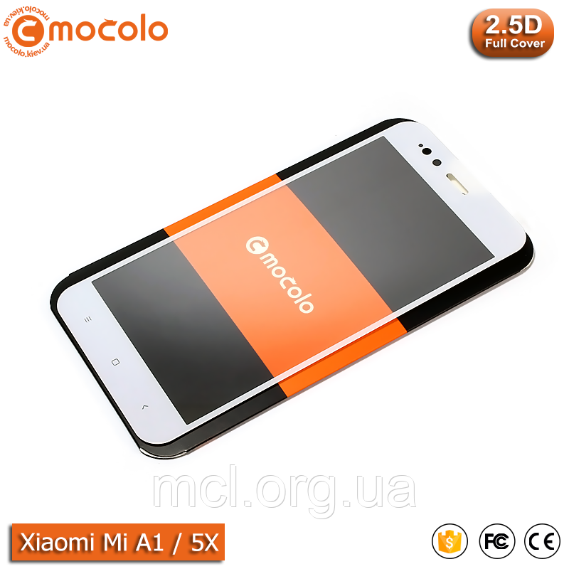 Захисне скло Mocolo Xiaomi Mi A1 / 5X Full cover (White)