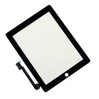 Тачскрін (сенсор) для iPad 3, iPad 4, чорний
