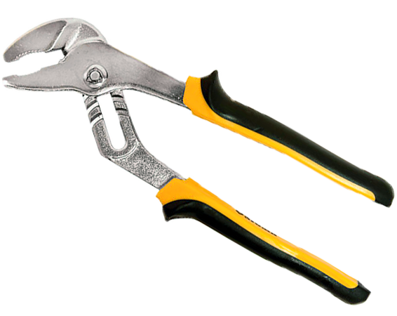Кліщі переставні жовто-чорні 250 мм "Sigma" (4102701)