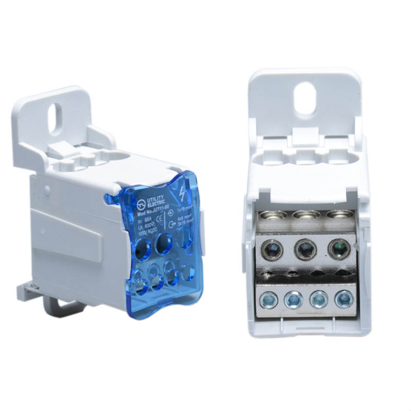 Блок розподільчий 80A на DIN-рейку