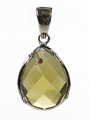 Підвіска срібна з султанітом Т-3491