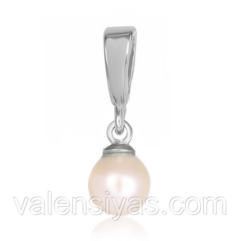 Срібний підвіс із перлиною П2Ж/395, фото 1