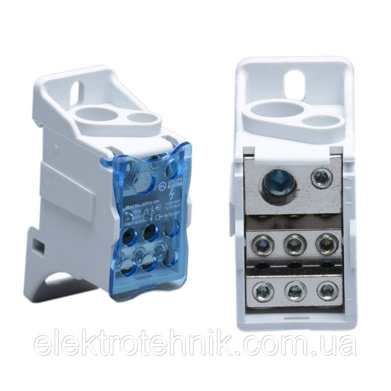 Блок розподільчий 160A на DIN-рейку