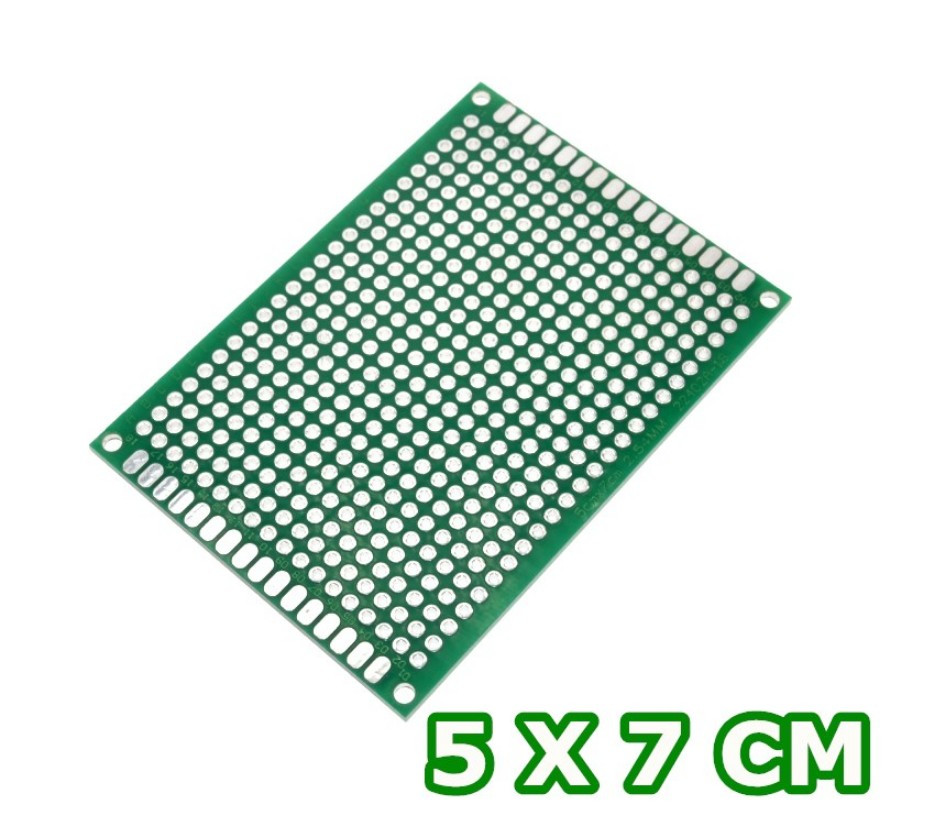 Монтажна плата фольгована 5x7 см склотекстоліт