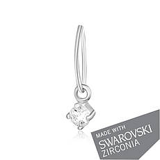 Срібний підвіс з цирконієм SWAROVSKI ZIRCONIA П2С/330, фото 3