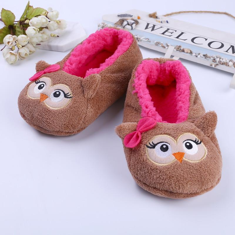 Тапочки балетки домашні жіночі кімнатні теплі плюшеві Сови, фото 1