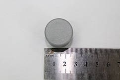 Заглушка пластикова внутрішня ф25 мм сіра