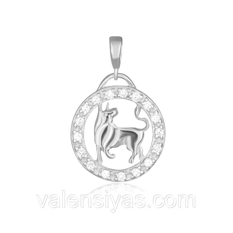 Срібний підвіс Телец П2Ф/044