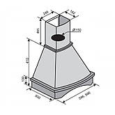 Вытяжка  VENTOLUX VICENZA 90 RW OW (750) IT, фото 3