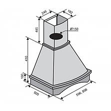 Витяжка VENTOLUX VICENZA 60 RW WH (1000) IT, фото 3