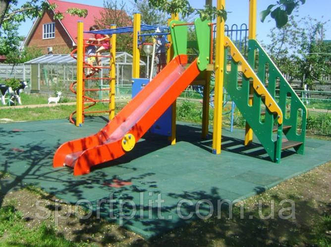 Гумова плитка для приватних дитячих майданчиків, фото 1