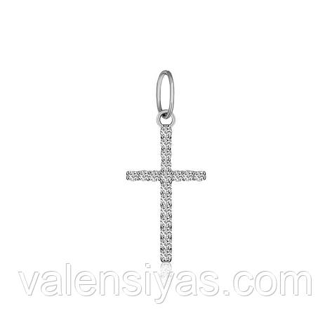 Срібний декоративний хрест П2Ф/178, фото 2