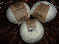 Gazzal Baby Alpaca 46001 55 % Бэби Альпака, 45 % Мериносовая шерсть файн супервош