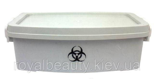 Контейнер для дезинфекції (сірий) об'ємом до 3 літрів рідини, фото 1