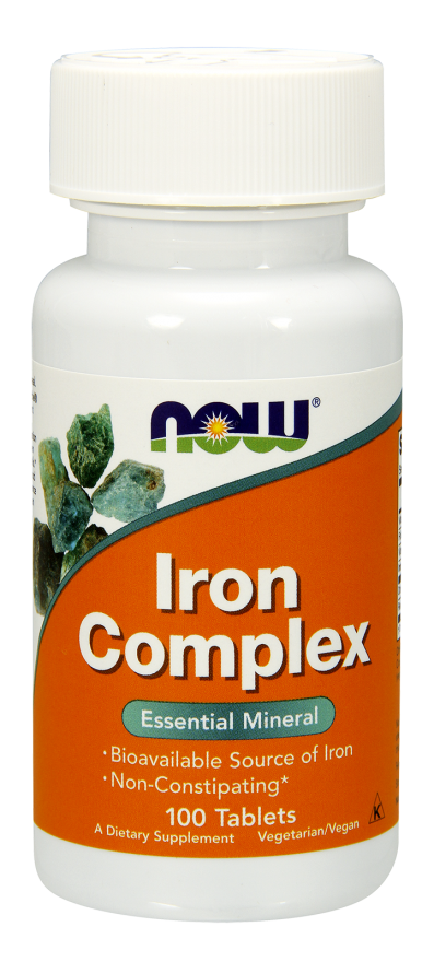 Уцінка! Підвищення гемоглобіну в крові - Комплекс заліза / Iron Complex, 100 таблеток