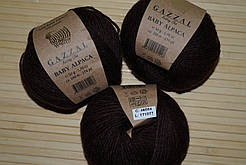 Gazzal Baby Alpaca — 46004 коричневий