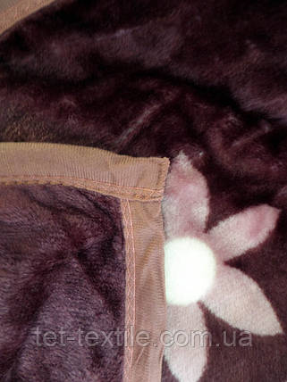 Плед акриловий полегшений True Love Фіолетовий першоцвіт (180x230), фото 2