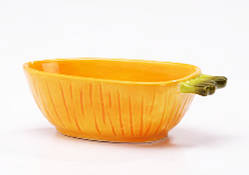 Миска керамічна для гризунів "Морковка", 15*8*5см