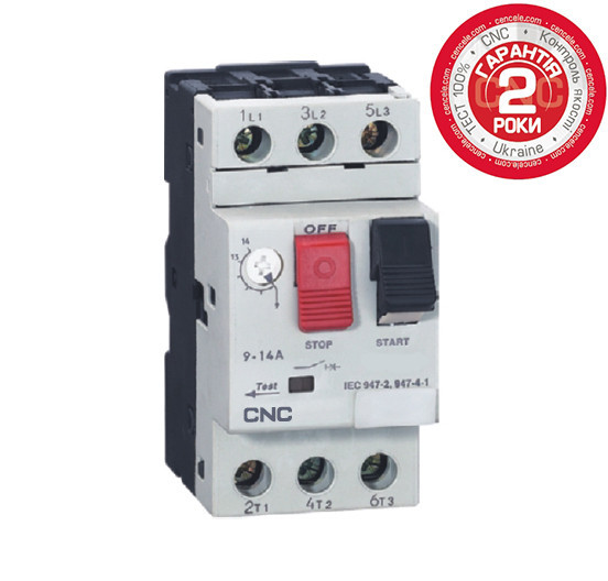 Автоматический выключатель защиты двигателя GV2-ME08 2,5A-4A CNC - фото 1 - id-p618252979