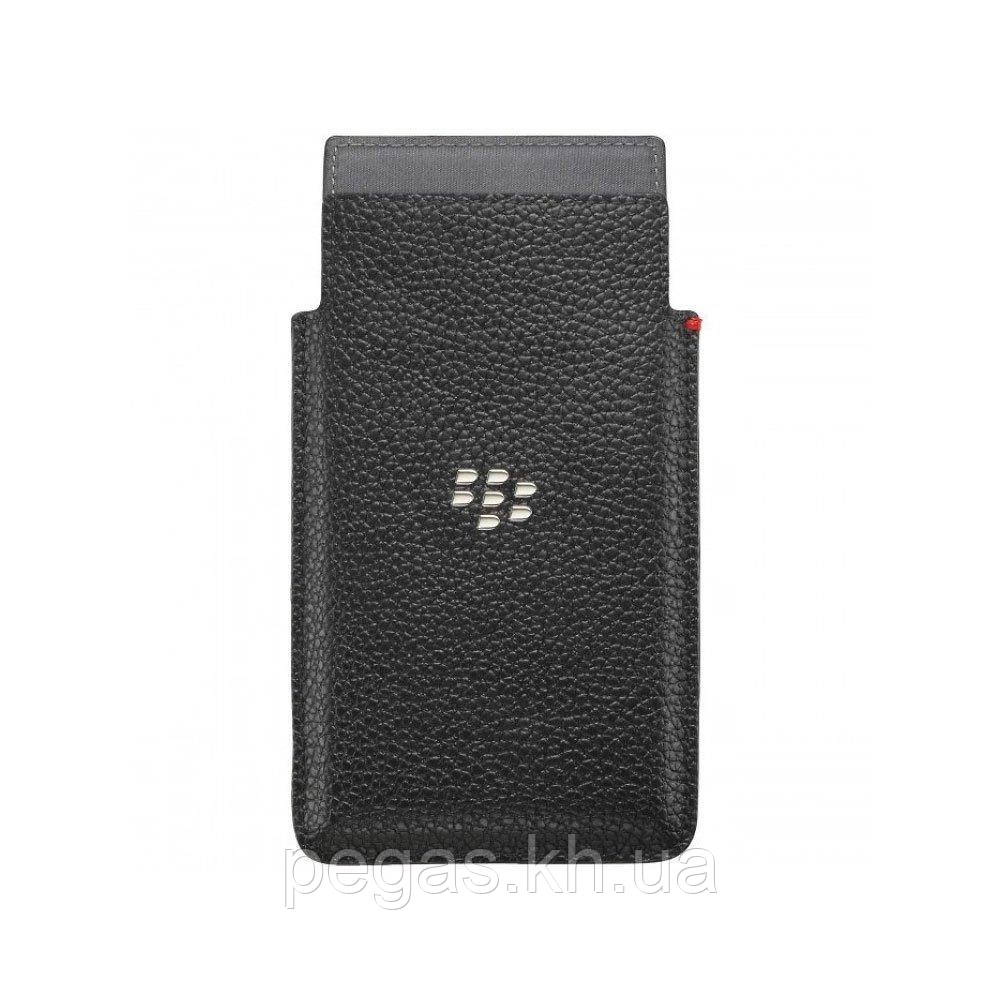 Чохол BlackBerry Z20 Leap кишеня шкіряний чорний. Оригінал, фото 1