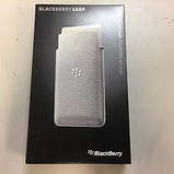 Чохол BlackBerry Z20 Leap кишеня шкіряний чорний. Оригінал, фото 4