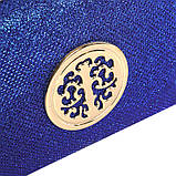 Сумочка жіноча текстильна (срібляста), фото 4