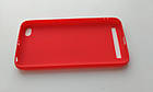 Силіконовий чохол Xiaomi redmi 5a червоний матовий, фото 3