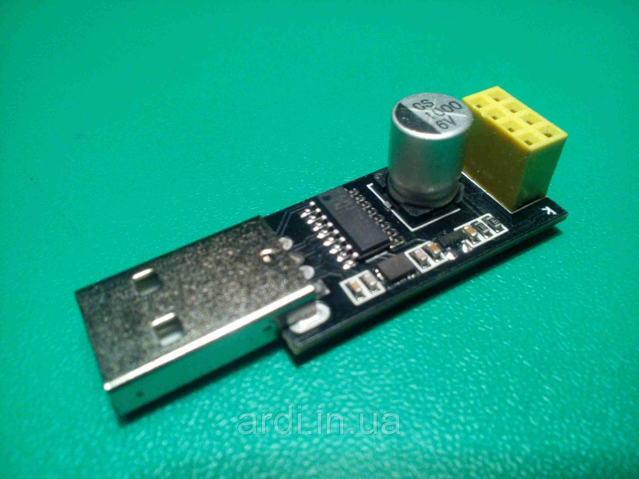 USB-адаптер у TTL (CH340G) для ESP8266 ESP-01 модуля, фото 1