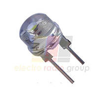 Світлодіод  8мм білий, прозорий 0.5W, лінза 120*