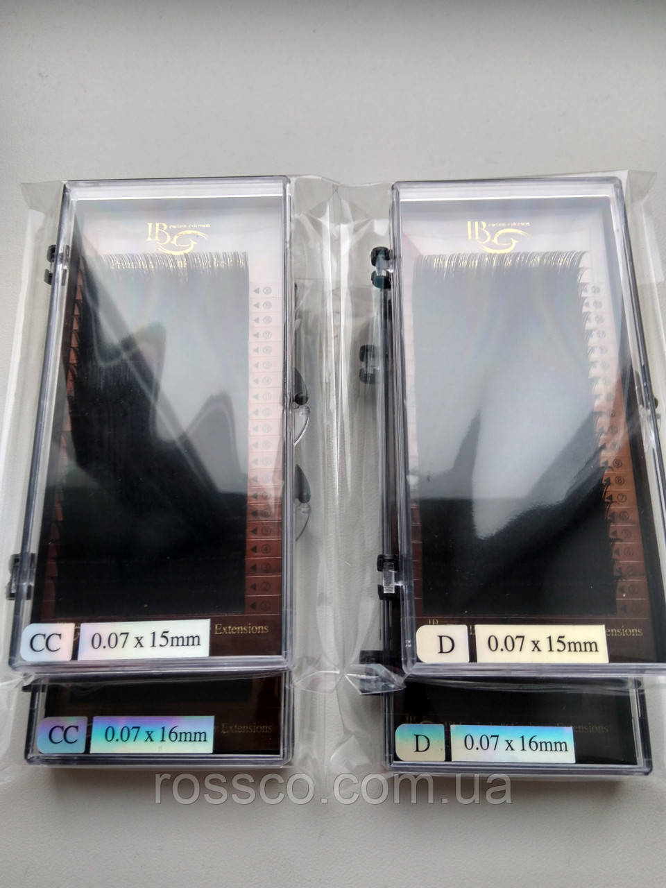 Вії I-Beauty, 20 ліній Д 0.07 15 мм