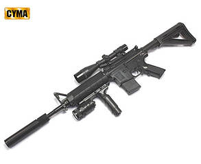 Автомат іграшка Cyma P. 1158D пневматичний, пульки, фото 2