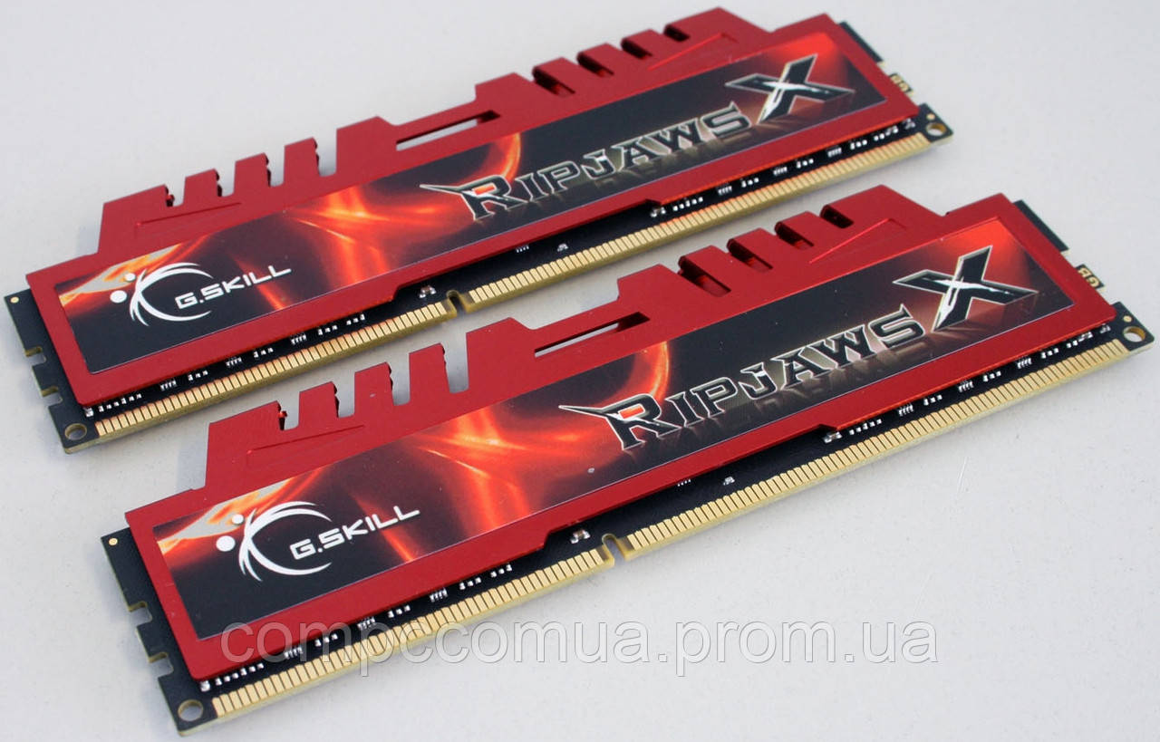 G.SKILL RipjawsX Series DDR3-1866MHz 8192MB 8Gb PC3-14900 (F3-14900CL10D-16GBXL) - фото 2 - id-p618491315