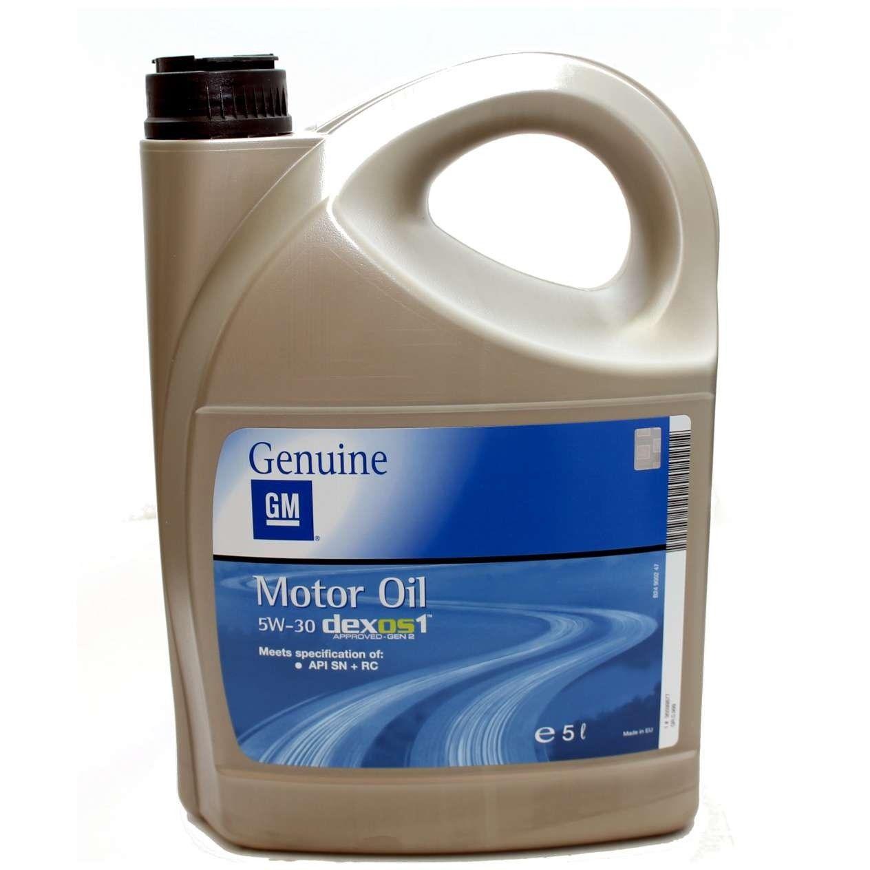 Масло моторное синтетика SAE 5W-30 (5л) Dexos 1 Generation 2 для ...
